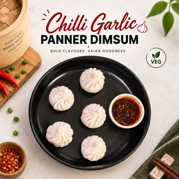 Chilli Garlic Paneer Dimsum