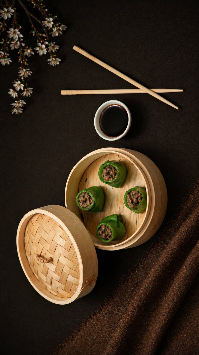 Spinach Corn Cream Cheese veg Dimsum-8pcs