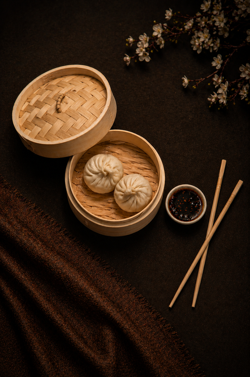 Mixed Veg Mushroom Baos -4pcs