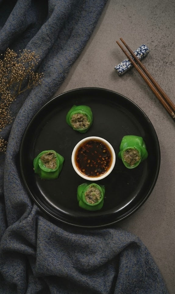 Spinach Corn Cream Cheese veg Dimsum-8pcs