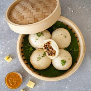 Mixed Veg Mushroom Baos -4pcs