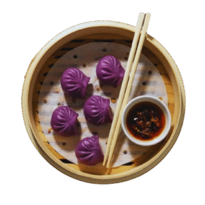 Chicken Hargao in Red Cabbage skin Dimsum - 10pcs